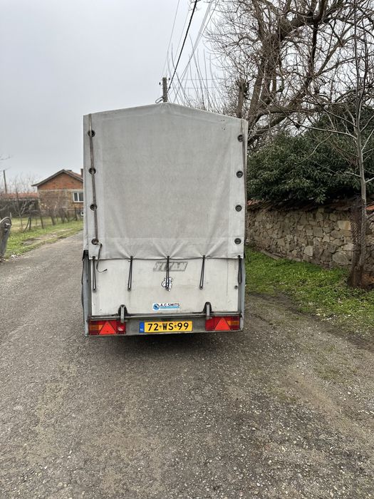 Двуосно ремарке / ремарке с брезент