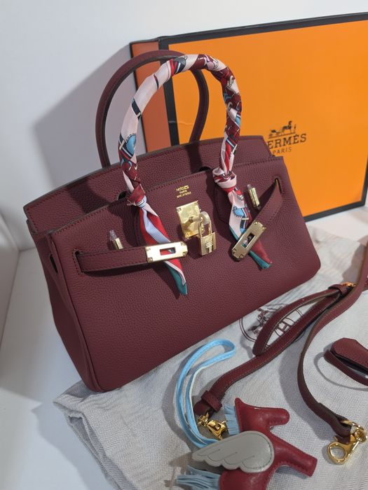 Налична чанта Hermes Birkin Rouge H