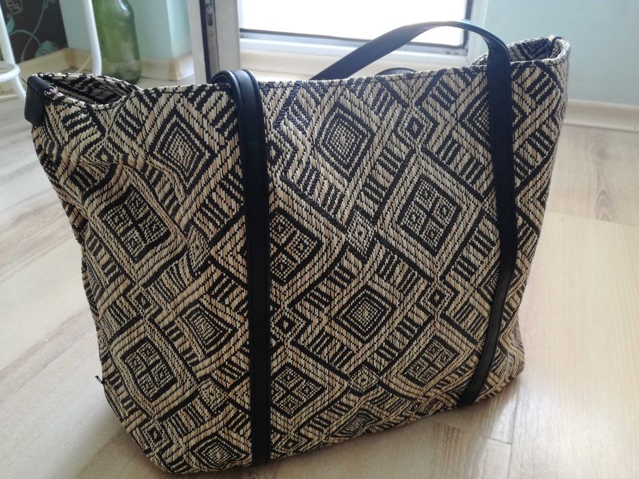 Летни сандали на висока подметка Jenny fairy + чанта в същия десен