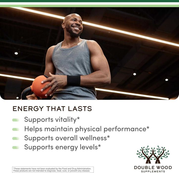 Тонгкат Али LJ100 Double Wood для тестостерона и энергии, 120 капсул