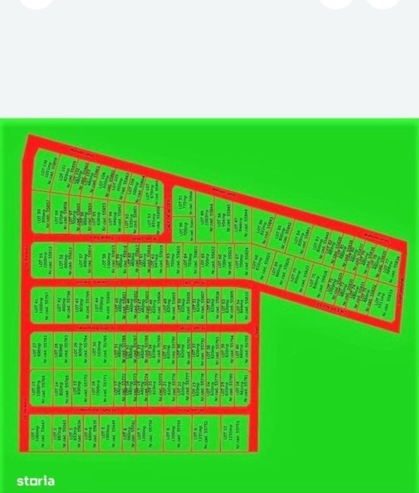 Teren intravilan de vazare de inchiriat strada Barajului 1000 m2 de