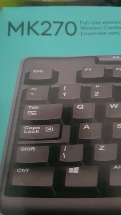 Set tastatură US + mouse wireless Logitech MK270  MK270 cutia sigilata