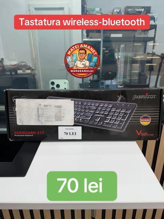 Tastatura wireless •Matei Amanet Margeanului•