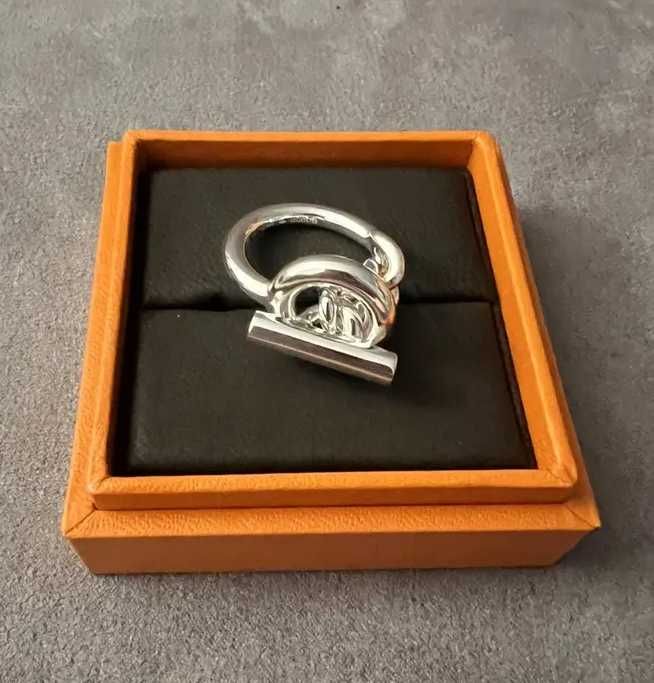 Hermes оригинален сребърен пръстен