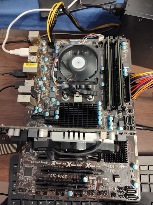 Kit PC AM3+: Asrock 970 Pro 3 + AMD FX 6100 + cooler