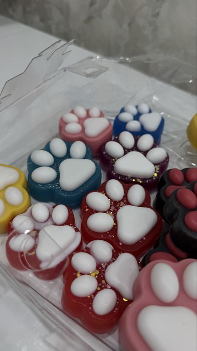 Мыло ручной работы лапки