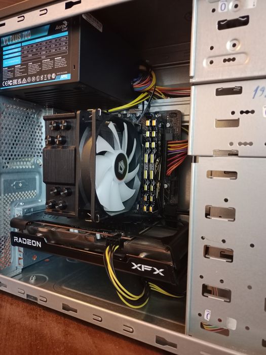 Компьютер intel 12100F с монитором 25"
