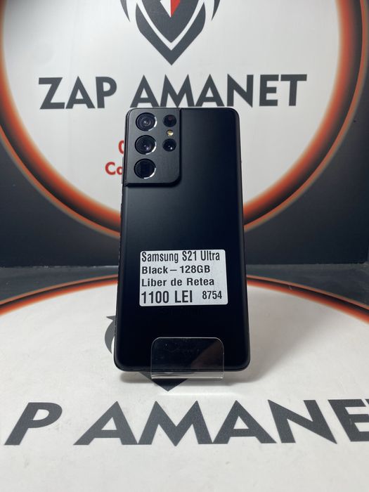 ZAP AMANET Vitan - Samsung S21 Ultra - 128GB - Black