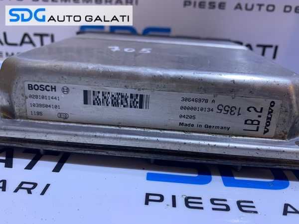 Kit Pornire ECU Calculator Motor Volvo S60 2.4 D 2000 - 2009 Cod 0281011441 30646978A 30646978 [L2794]