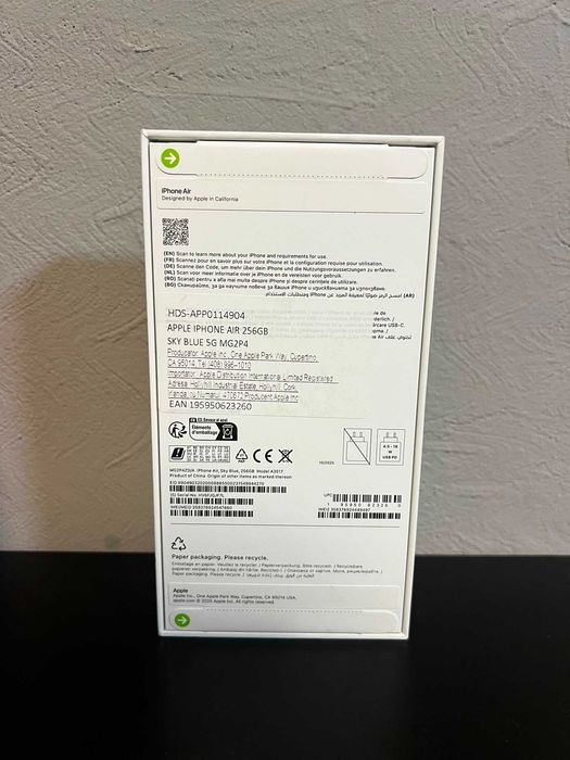 IPHONE AIR SKY BLUE / SIGILAT / 256 GB / GARANTIE * Krom Amanet Margeanului *
