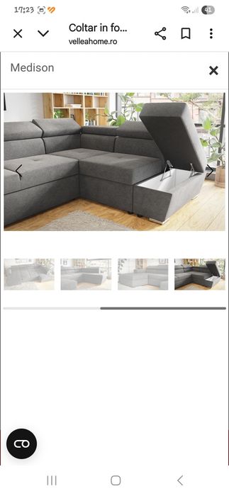 Coltar extensibil in forma de "U"