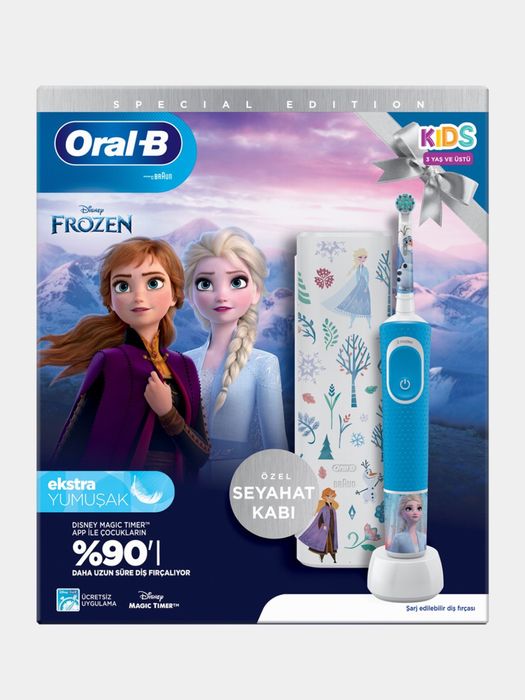 Электрическая зубная щетка для детей Oral-B Vitality Pro Kids Frozen
