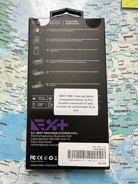Vand Folie din Sticla NEXT ONE compatibila iPhone 14 Pro.