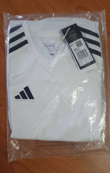 Tricou copii Adidas Tiro 23 Alb HR4620 XXS (5-6 ani) & XL (15-16ani)