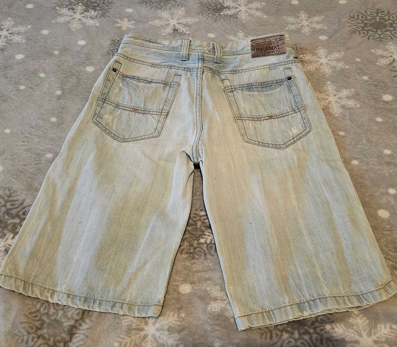 pantaloni scurti blugi pull & bear