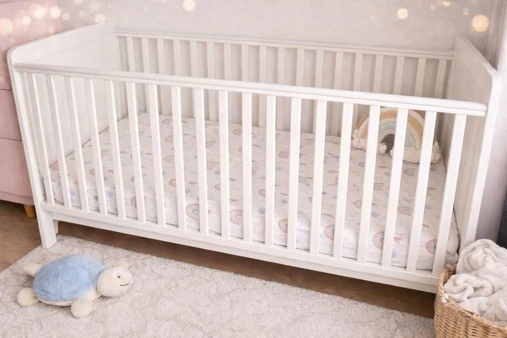 Patut transformabil Woodies + saltea