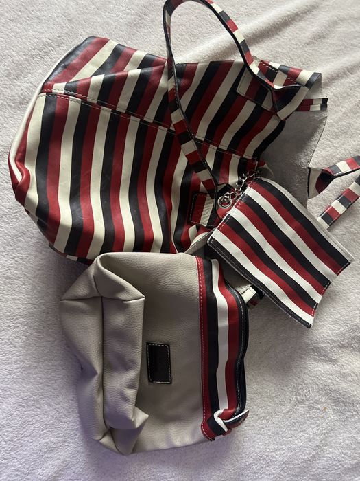 Красива чанта естествена кожа