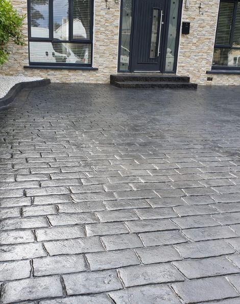 Beton amprentat/elicopterizat