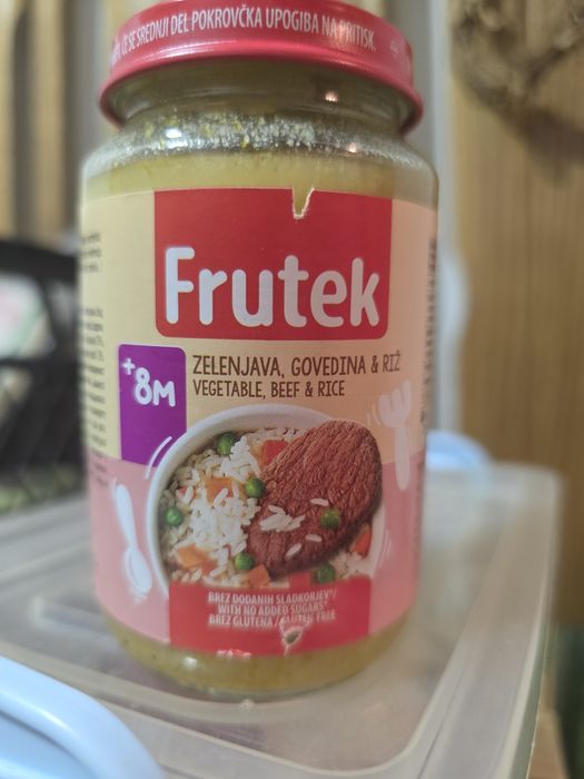 18 x Frutek Baby Food 4M+ & 8M+ | Sigilate | Expiră 11/2026