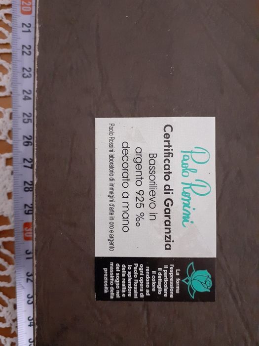 Tablou argint Italia