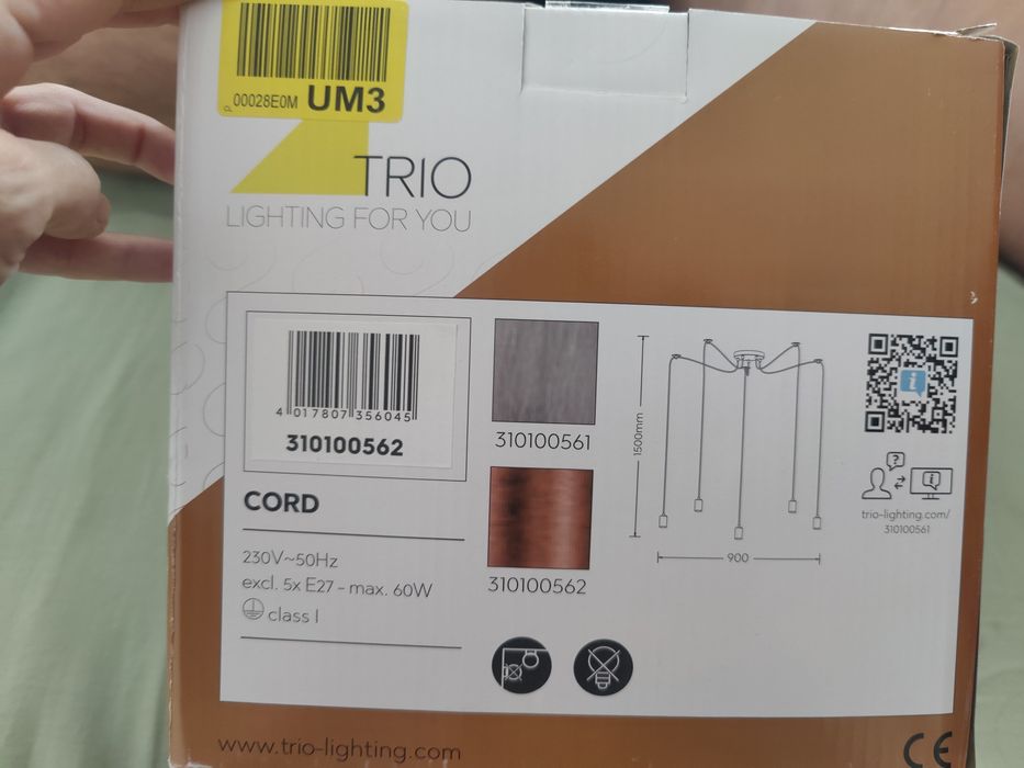 Lustra Trio Cord