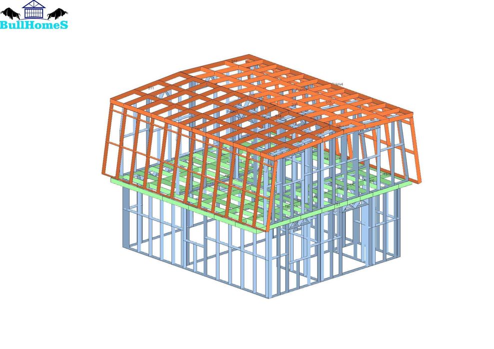 Къща,Бунгало,Преместваема къща,Сглобяеми къщи,Модулни,Жилищни-70м²