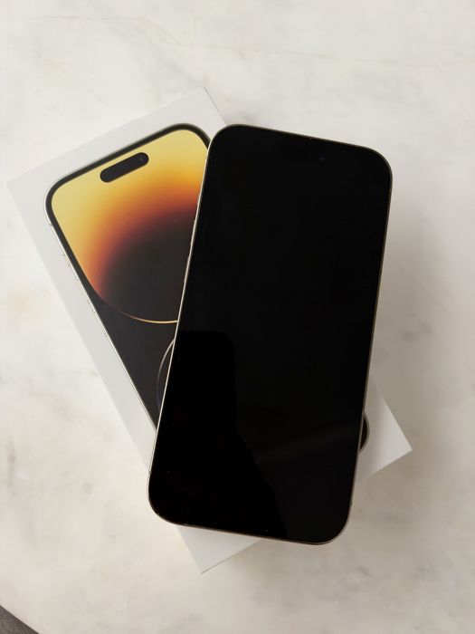 iPhone 14 Pro 256GB Gold – Unic proprietar, full box, fără defecte