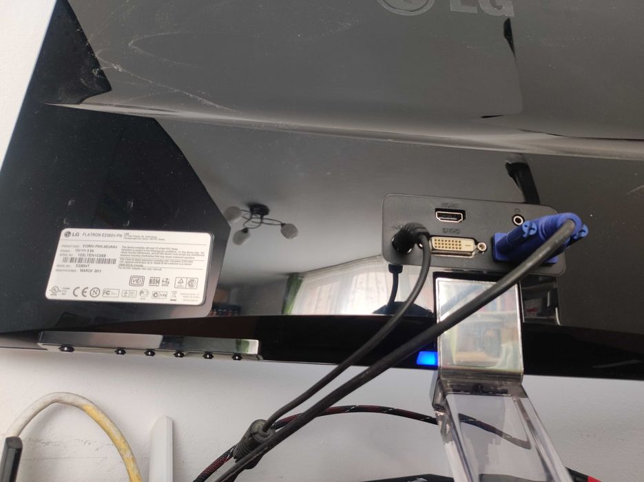 Monitor LED LG 23", Wide, DVI, HDMI, Negru, E2360V-PN