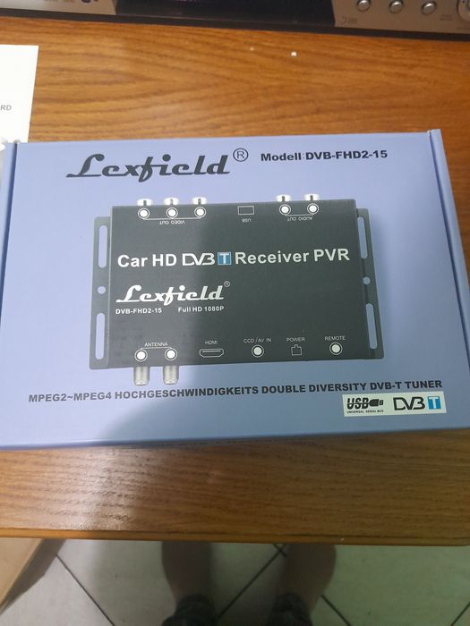Receiver tv auto LEXFIELD DVB-FHD2-15