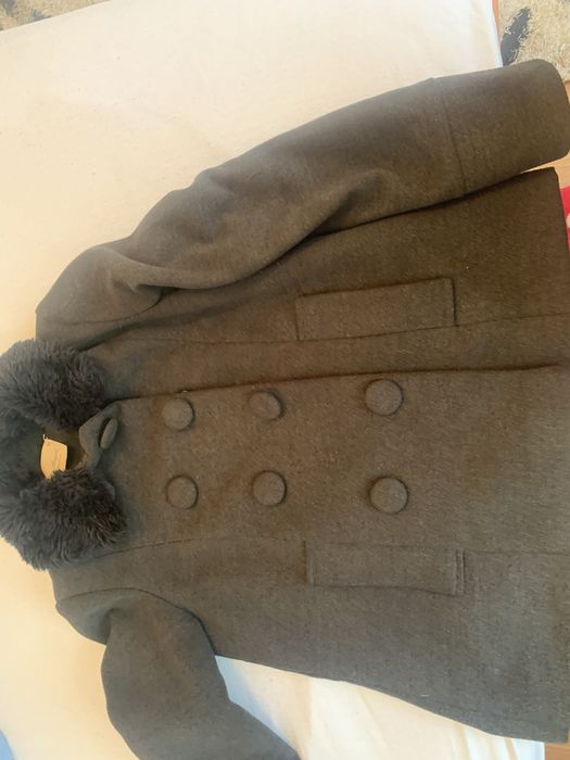 Palton super calduros elegant cu blanita