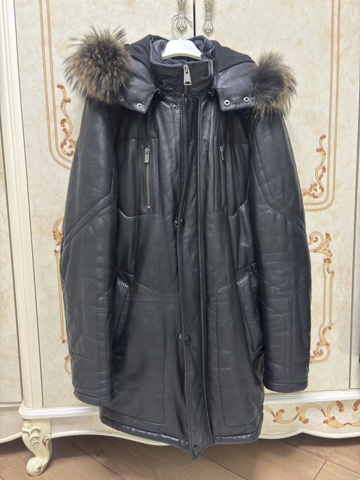 Куртка кожаная б/у