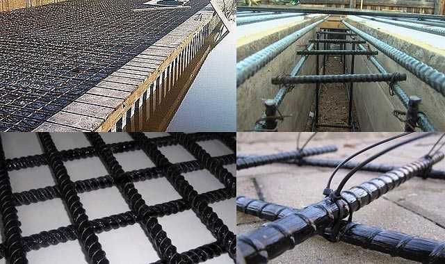 Арматура композитная 8 мм и  сетка композитная 8 мм