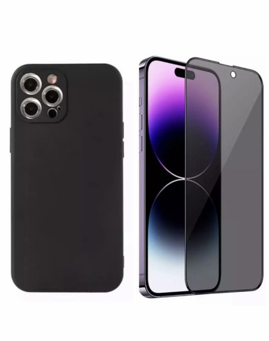 Husa Safe Case+Folie Sticla Tempo Iphone 14/15/16E/17/18 PRO MAX PLUS AIR