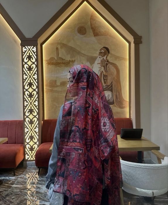 этно шарф палантин