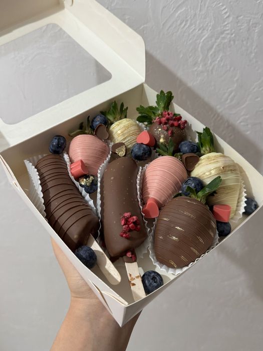 клубника в шоколаде