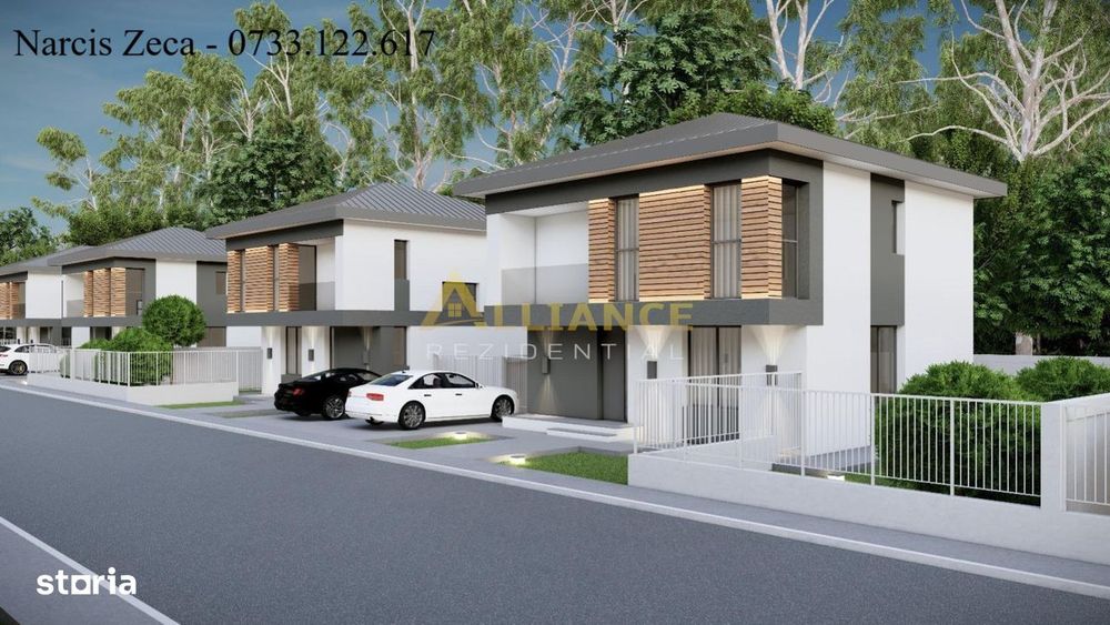 Casa individuala P+1E - 4 camere 2 bai - teren 330mp - 300m de scoala