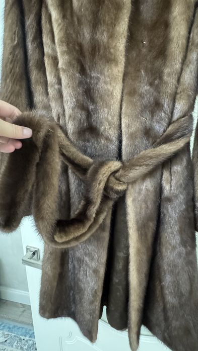 Шуба из цельной норки
