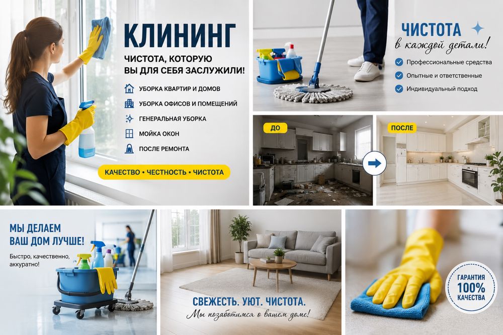 Клининг все виды