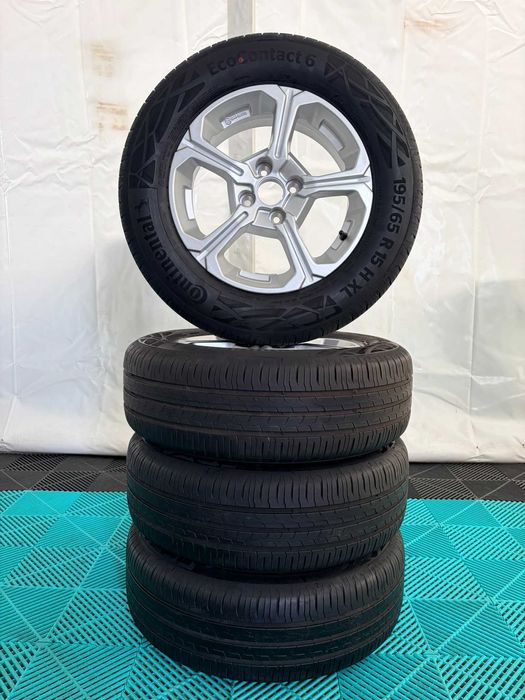 Jante noi cu anvelope vara 195 65 R15 Logan Sandero Dokker Clio DOT24