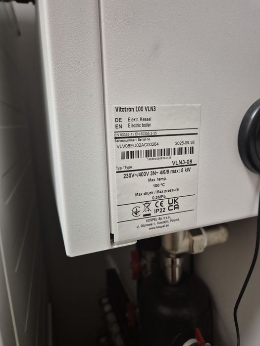 Електрически котел Viessmann Vitotron 100 Vln3-08 8KW