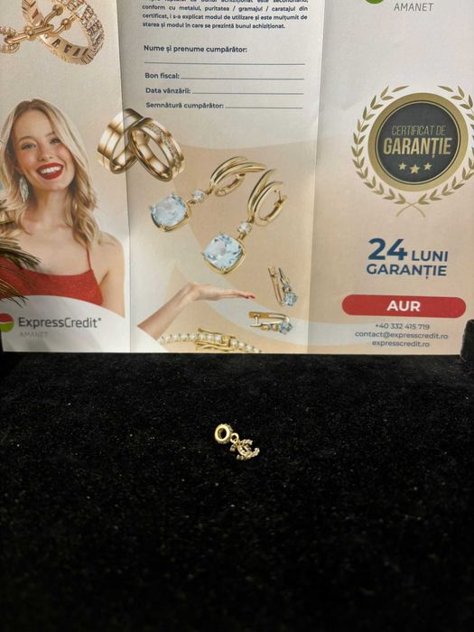 Charm aur 14k 1.20g (B.59887.12-Tatarasi) Garantie 2 ani