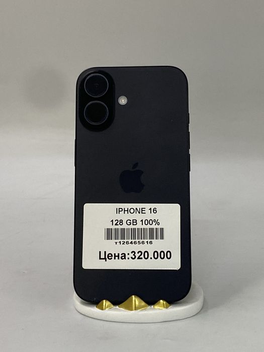 iPhone 16 128gb 100% /Айфон 16 128гб 100%/ Bas market