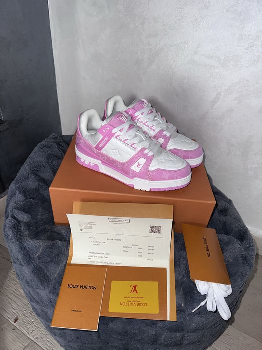 Louis Vuitton LV Trainers Pink Rose / Roz