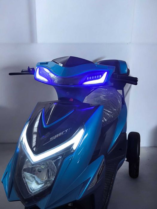 Електрически скутер-триколка Electric Sport 2000W | 60V | 24AH | BLUE