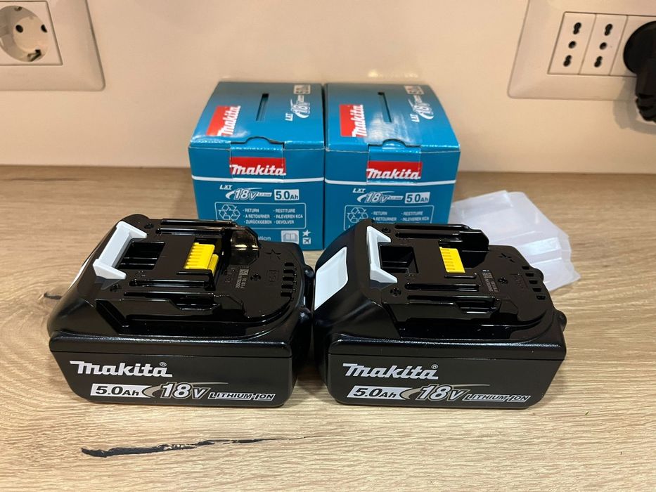 Set acumulatori Makita 18V ORIGINALI NOI 3Ah+6Ah sau 5Ah+6Ah