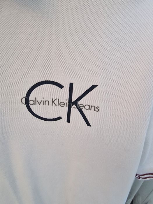 Calvin klein jeans tricou alb