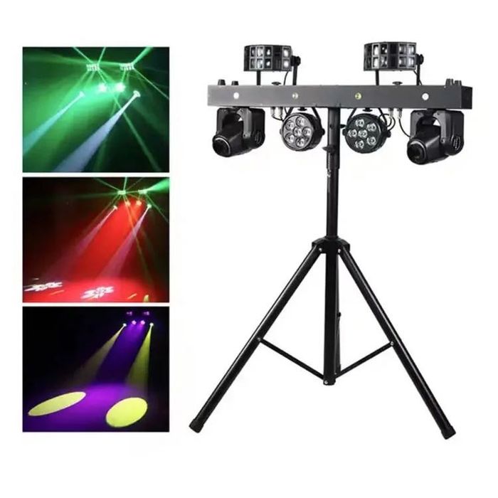 PARTY BAR Multiefect LED si Laser cu geanta de transport