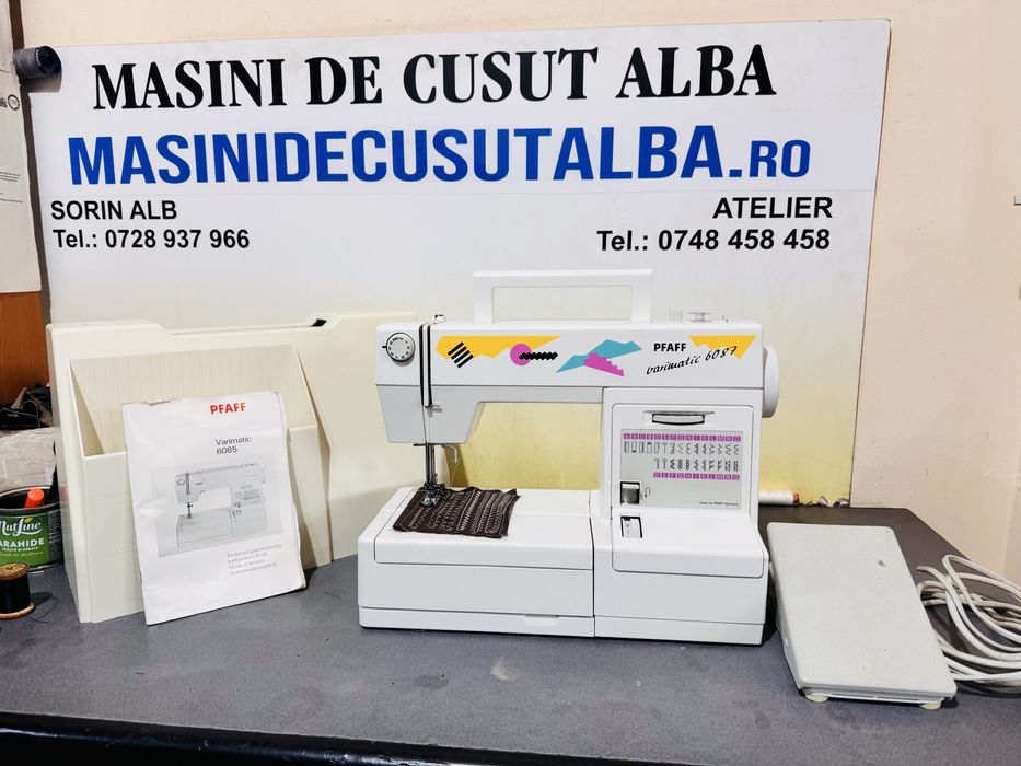 Masina de cusut Pfaff Varitmatic 6087 semi industriala cu graifar rota
