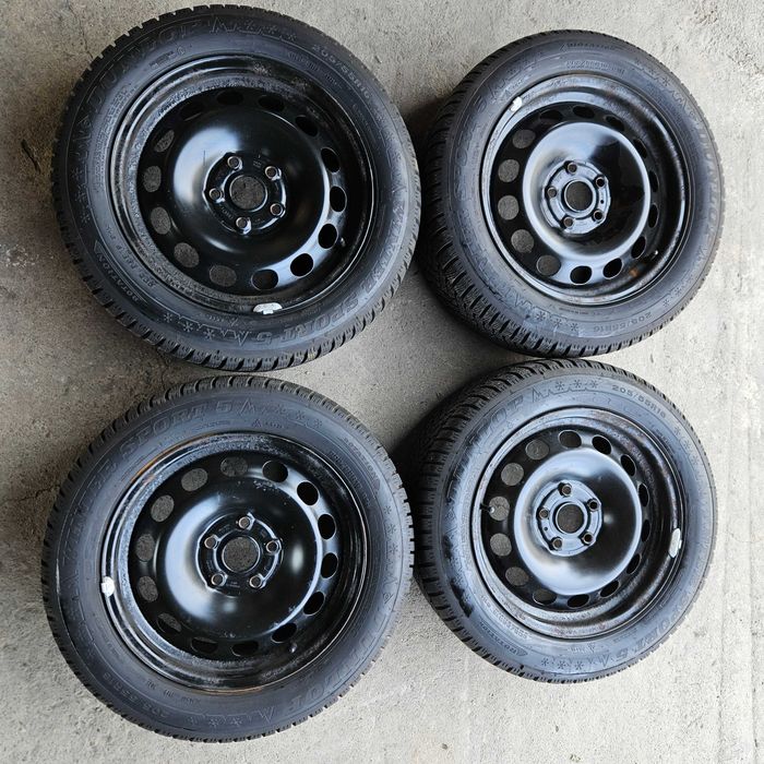 Roti/Jante/Jenti tabla orig. Audi A3 | MG 5 / GT | Skoda Octavia / Superb | VW Golf Passat | Dunlop 205/55 R16 | 8,5mm | DOT: 3025
