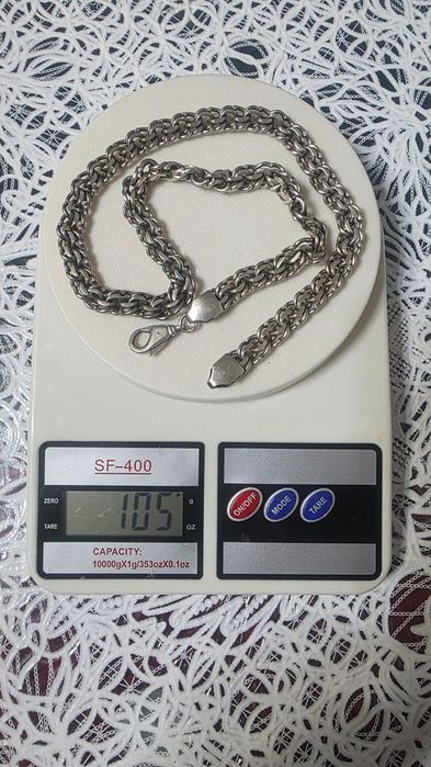 Продам серебряную цепь и браслет, Бисмарк